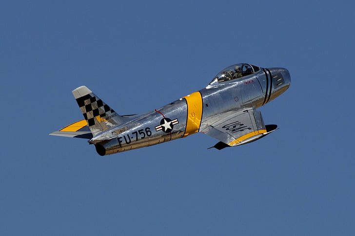 1949, самолеты, американский, F 86, истребитель, самолеты, военные, север, сабля, сша ВВС, HD обои