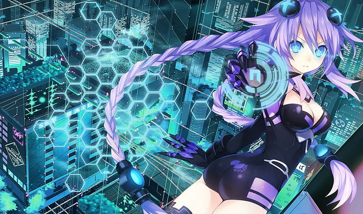 Anime, Anime Girls, Hyperdimension Neptunia, Purple Heart, HD-Hintergrundbild