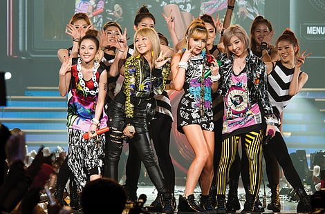 2ne1, концерт, танец, k pop, корея, корейский, поп, HD обои HD wallpaper