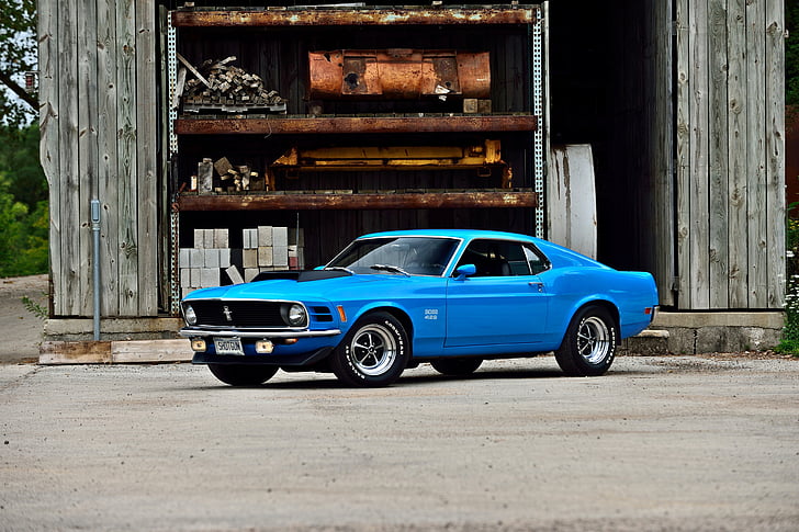 1970, 429, boss, classic, fastback, ford, muscle, mustang, old, original, usa, HD wallpaper