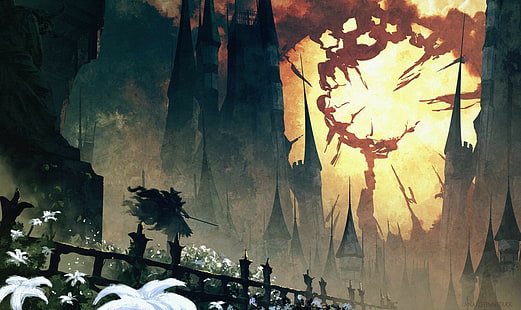 Fantasiekunst, Bloodborne, HD-Hintergrundbild HD wallpaper