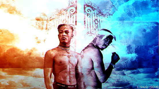 هيفين آند هيل ، مغني راب ، موسيقي ، 2Pac ، XXXTENTACION، خلفية HD HD wallpaper