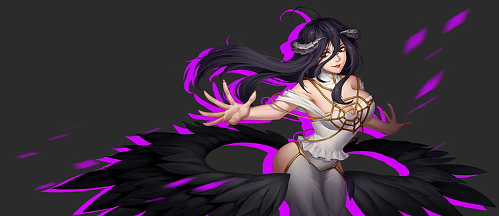 Anime, Overlord, Albedo (Overlord), Overlord (Anime), HD papel de parede