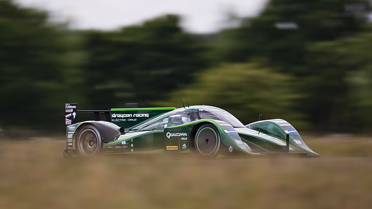 Drayson Racing B12/69, Quickest Electric Cars, sport cars, electric cars, green, HD wallpaper
