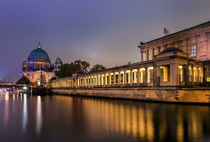*** Deutschland-Berlin ***, Berlin, Nacht, Architektur, Deutschland, Licht, Stadt, Natur und Landschaften, HD-Hintergrundbild