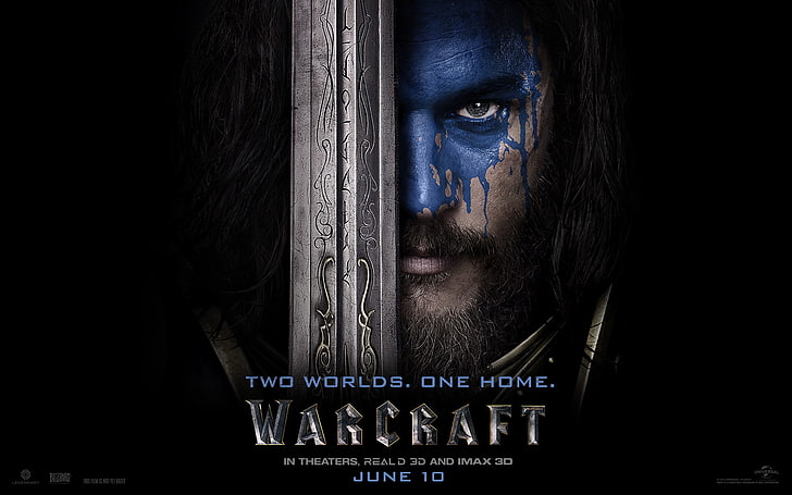 Anduin Lothar In Warcraft, papel de parede digital Warcraft, Filmes, Filmes de Hollywood, hollywood, HD papel de parede