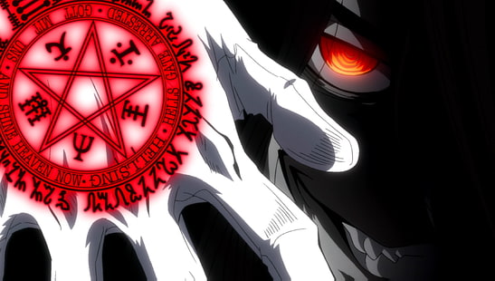 Anime, Hellsing, Alucard (Hellsing), Dark, Magic, Occult, Sfondo HD HD wallpaper