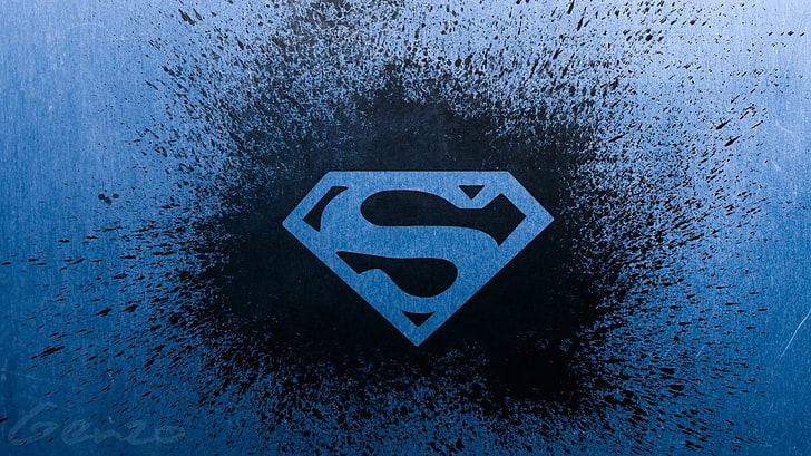スーパーマンのロゴの図、スーパーマン、スーパーマンのロゴ、 HDデスクトップの壁紙