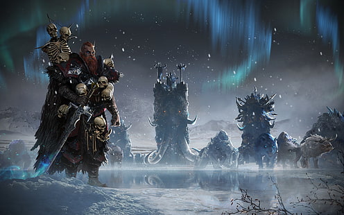 Total War, Total War: แฮมเมอร์, แฟนตาซี, นอร์สก้า (Total War: Warhammer), วอลล์เปเปอร์ HD HD wallpaper