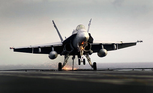 طائرة مقاتلة ، McDonnell Douglas F / A-18 Hornet، خلفية HD HD wallpaper