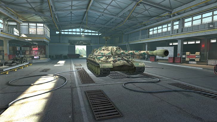 развлечение, тяжелый танк, ИС-7, wot blitz, HD обои