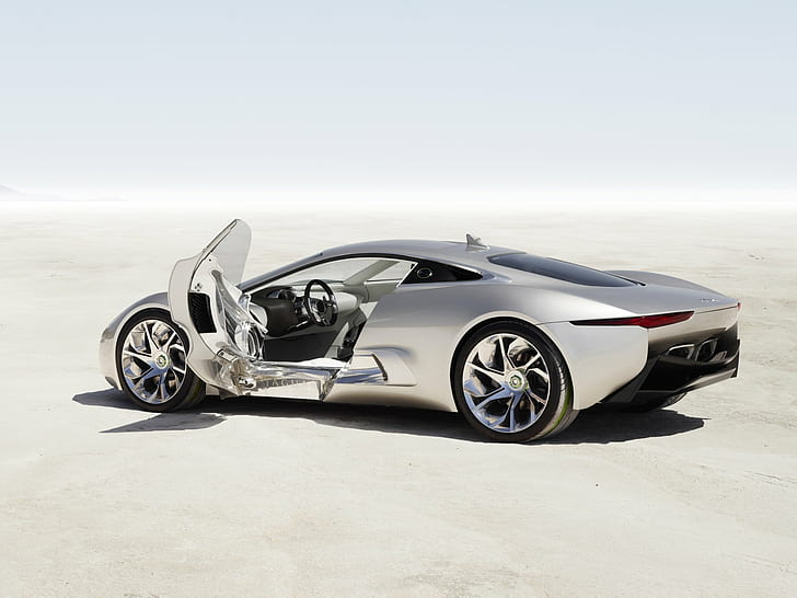 2010, c x75, concept, interior, jaguar, supercar, HD wallpaper