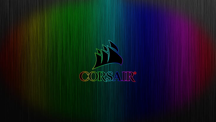 Corsair, RGB, textura, patrón, Fondo de pantalla HD