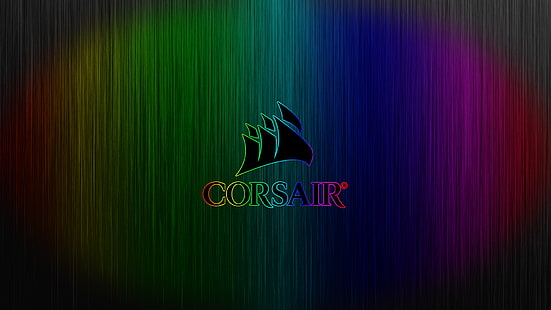 Corsair, RGB, struktur, mönster, HD tapet HD wallpaper