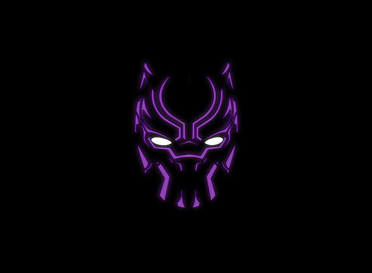 Black Panther, лого на Black Panther, Филми, Отмъстителите, HD тапет