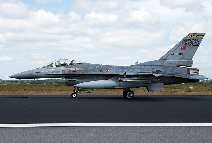 กองทัพอากาศตุรกีกองทัพตุรกี TUAF พลศาสตร์ทั่วไป F-16 Fighting Falcon เสือตุรกีเครื่องบินทหารทหารเครื่องบิน, วอลล์เปเปอร์ HD