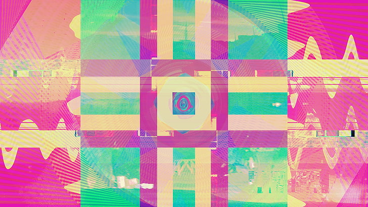 seni kesalahan, LSD, abstrak, Wallpaper HD