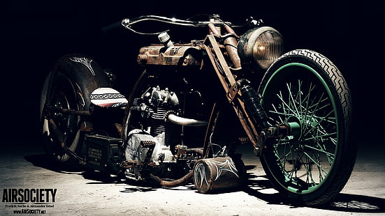bike custom chopper ride yamaha rust Vehicles suspension motorbikes air rat 1920x1080 รถจักรยานยนต์ Yamaha HD Art, Custom, bike, วอลล์เปเปอร์ HD HD wallpaper