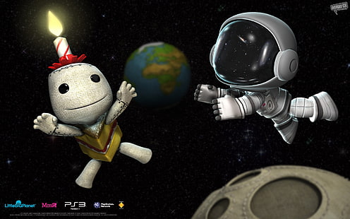 LittleBigPlanet, dibujos animados, juego, Fondo de pantalla HD HD wallpaper