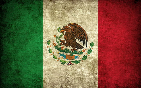 Flaga Meksyku, meksyk, flaga, podróże i świat, Tapety HD HD wallpaper