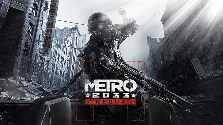 Metro 2033 spelaffisch, Metro 2033, Metro 2033 Redux, videospel, HD tapet