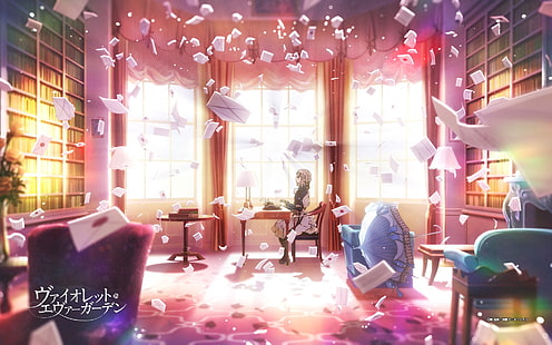 аниме обои, Аниме, Фиолетовый Эвергарден, Violet Evergarden (Персонаж), HD обои HD wallpaper