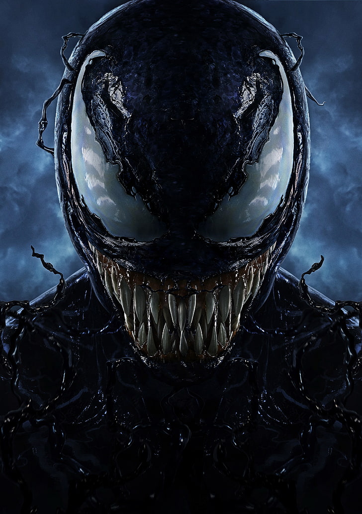 Venom, 5K, Wallpaper HD, wallpaper seluler