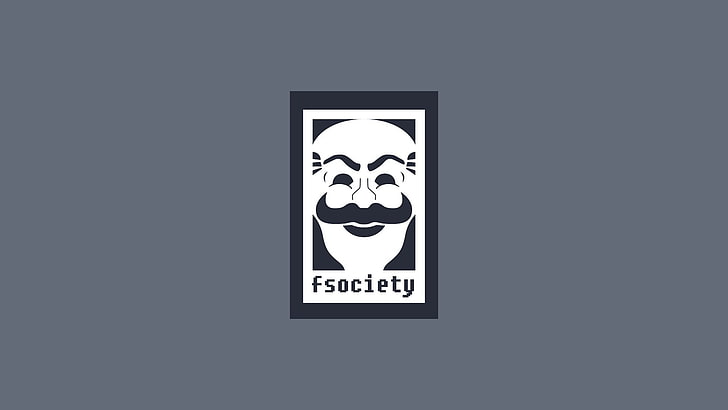 FSociety logo, Mr. Robot, fsociety, логотип, ТВ, HD обои