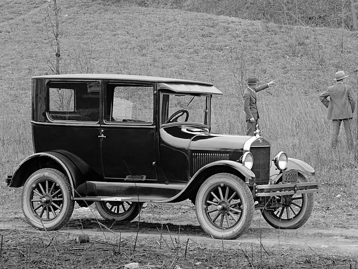 1926, Ford, модель T, ретро, ​​седан, Tudor, HD обои