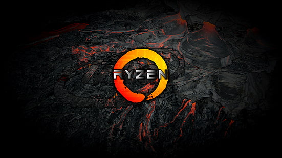  grey, background, black, logo, AMD, dark, magma, Corn, Ryazan, RYZEN, Ryazhenka, HD wallpaper HD wallpaper