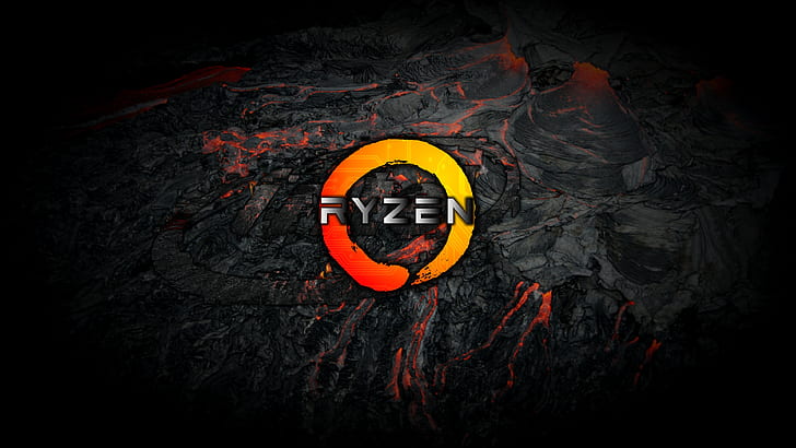 Technologie, AMD Ryzen, AMD, Logo, Fond d'écran HD