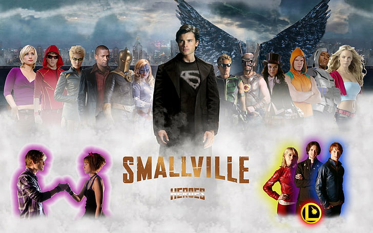 1smallville, äventyr, d-c, dc-comics, drama, romantik, serier, smallville, superhjälte, superman, HD tapet