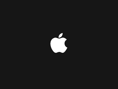 Proste tło logo Apple, logo marki Apple, logo, jabłko, tło, proste, marka i logo, Tapety HD HD wallpaper