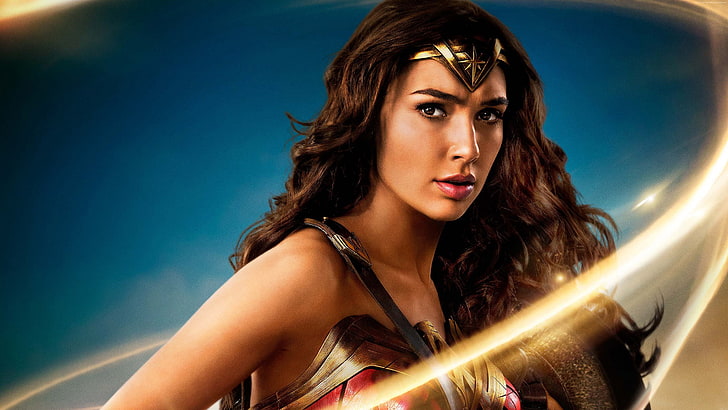 Gal Gadot, superhero, Wonder Woman, Gal Gadot, HD wallpaper