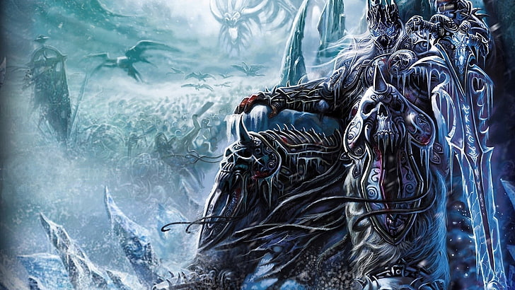 Lich King, World of Warcraft, World of Warcraft: Wrath of the Lich King, видео игри, HD тапет