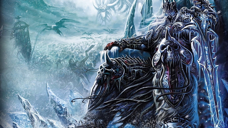World of Warcraft, roi-liche, jeux vidéo, World of Warcraft: La colère du roi-liche, Fond d'écran HD