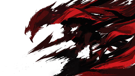 papel de parede de monstro vermelho e marrom, Dragon Age Inquisition, videogames, HD papel de parede HD wallpaper