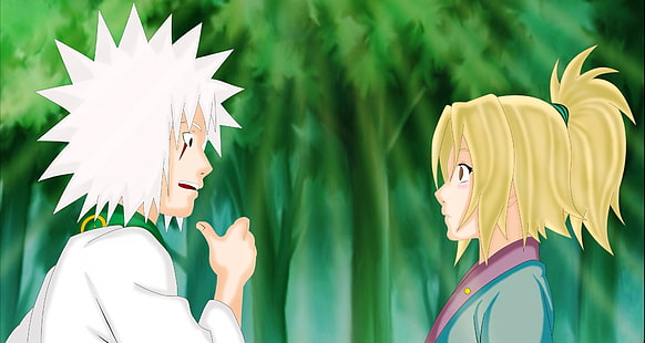 Anime, Naruto, Jiraiya (Naruto), Tsunade (Naruto), HD-Hintergrundbild HD wallpaper