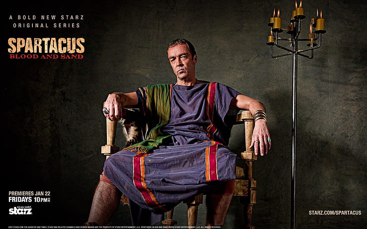 Batiatus Spartacus: blod och sand, HD tapet