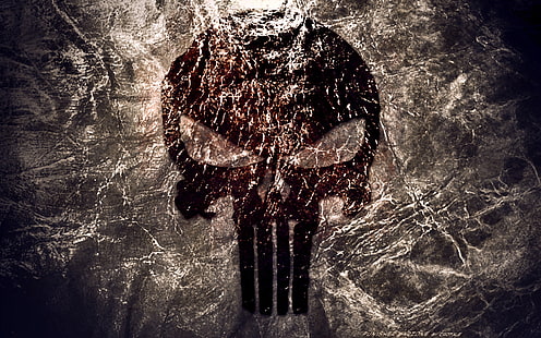 Punisher Logo DC HD, desenho animado / história em quadrinhos, logo, dc, punisher, HD papel de parede HD wallpaper