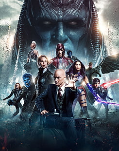 5K, Апокалипсис, X-Men, плакат, HD тапет HD wallpaper