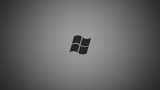 Windows 7, minimalismo, Microsoft Windows, sfondo blu, sfondo giallo, Windows 8, Windows 10, Sfondo HD HD wallpaper