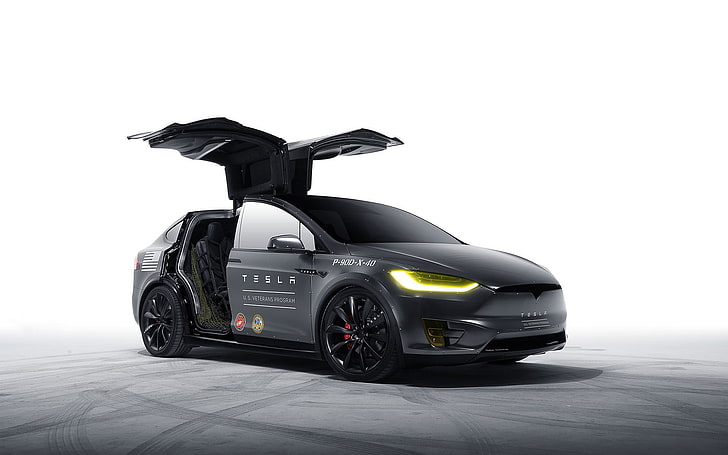 samochód, samochody koncepcyjne, samochód elektryczny, Tesla Model X, Tesla S, Tapety HD