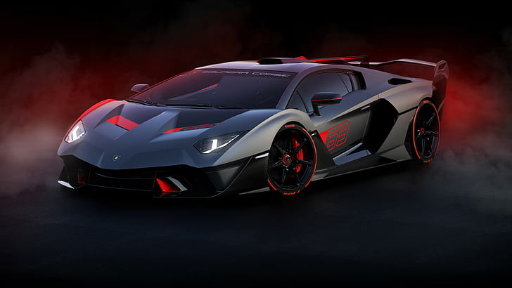Lamborghini SC18, суперавтомобил, 2018 коли, 4K, HD тапет