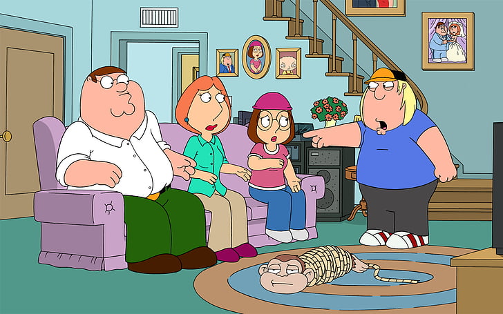 TV Show, Family Guy, Chris Griffin, Lois Griffin, Meg Griffin, Peter Griffin, HD wallpaper