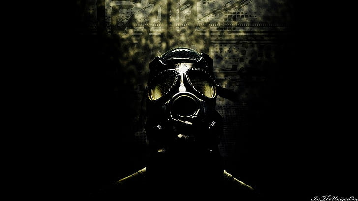máscaras de gás apocalípticas, HD papel de parede