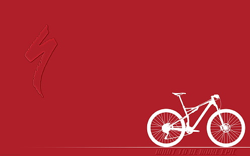 велосипед, стил, спорт, лого, велосипед, цикъл, колоездене, специализирано, mtb, epic, spesh, HD тапет HD wallpaper