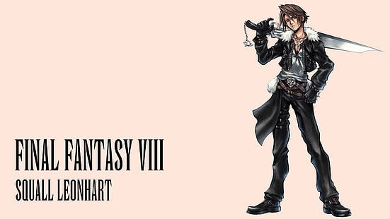 Final Fantasy, Final Fantasy VIII, Squall Leonhart, HD тапет HD wallpaper