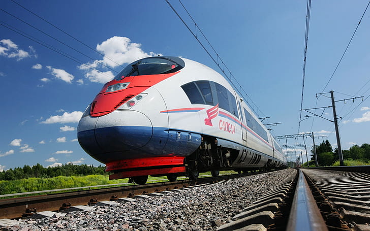 Cool Speed Train, railway, station, trein, HD wallpaper