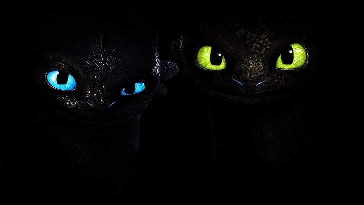 How to Train Your Dragon characters, dragon, How to Train Your Dragon 2, Toothless, digital art, HD wallpaper